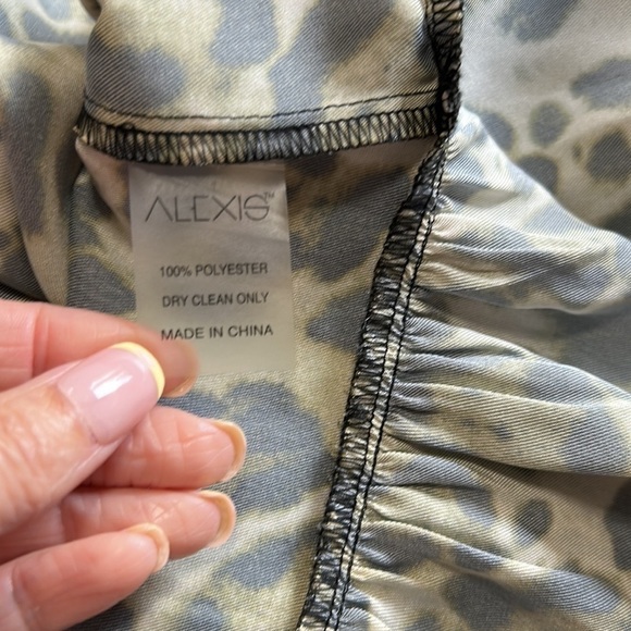 Alexis Leopard Print Dress XS - Picture 15 of 15